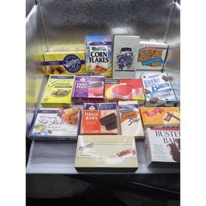 Miniature Food‎ Boxes Lot, America's Choice, Entenmann's, 14